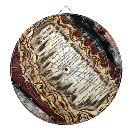De laatste stille plaats dartbord (Voorkant)