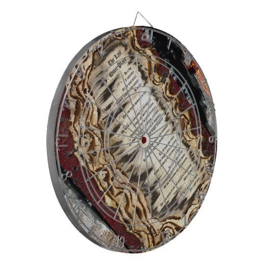De laatste stille plaats dartbord (Voorkant Links)