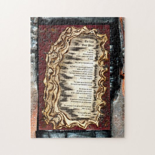 De laatste stille plaats legpuzzel (Verticaal)