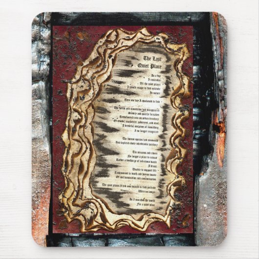 De laatste stille plaats muismat (Voorkant)