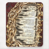 De laatste stille plaats muismat (Voorkant)