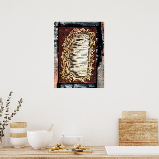 De laatste stille plaats poster (Keuken)