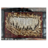 De laatste stille plaats snijplank (Voorkant)