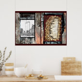 De laatste stille plek en Twin Towers Poster (Keuken)