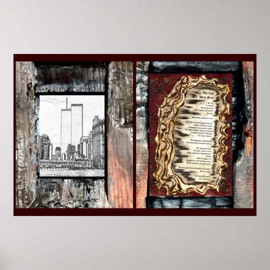 De laatste stille plek en Twin Towers Poster (Voorkant)