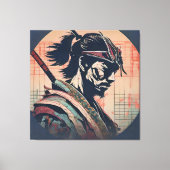 De laatste stilte van de samoerai canvas afdruk (Voorkant)