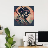 De Laatste Stilte van de Samurai Poster (Thuiskantoor)