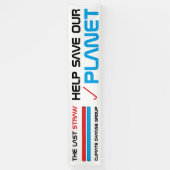 De laatste stroming, klimaatverandering spandoek (Verticaal)