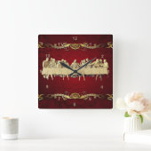 De laatste superacrylwandklok vierkante klok (Huis)