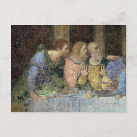 De laatste Supper, 1495-97 Briefkaart (Voorkant)