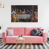 De laatste Supper, 1648 Canvas Afdruk (Insitu (Woonkamer))
