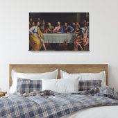 De laatste Supper, 1648 Canvas Afdruk (Insitu (Slaapkamer))
