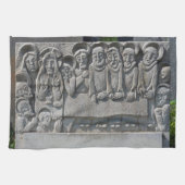De laatste Supper Gravestone Theedoek (Horizontaal)