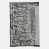 De laatste Supper Gravestone Theedoek (Verticaal)