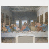 De laatste Supper, Leonardo da Vinci Fleece Deken (Voorkant (Horizontaal))