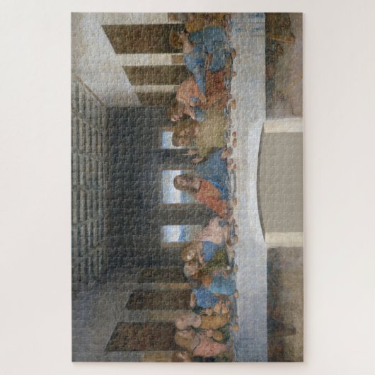 De laatste Supper, Leonardo da Vinci Legpuzzel (Verticaal)
