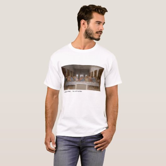 De laatste Supper Leonardo da Vinci T-shirt (Voorkant volledig)