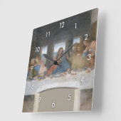 De laatste Supper, Leonardo da Vinci Vierkante Klok (Hoek)