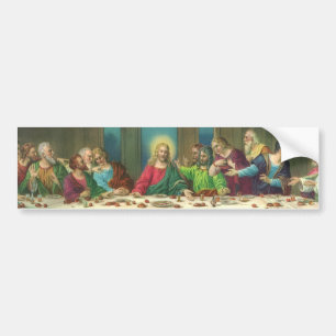 De laatste Supper oorspronkelijk door Leonardo da Bumpersticker