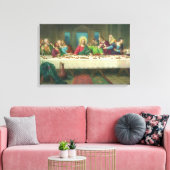 De laatste Supper oorspronkelijk door Leonardo da  Canvas Afdruk (Insitu (Woonkamer))