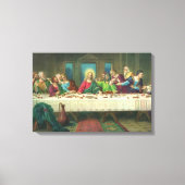 De laatste Supper oorspronkelijk door Leonardo da  Canvas Afdruk (Voorkant)