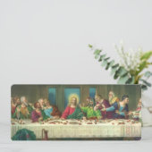 De laatste Supper oorspronkelijk door Leonardo da  Kaart (Staand voorkant)