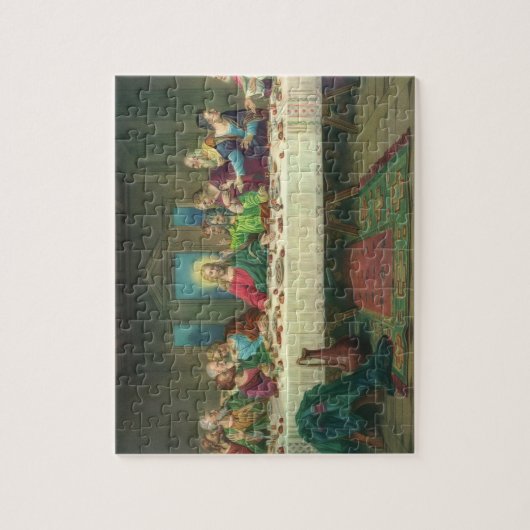 De laatste Supper oorspronkelijk door Leonardo da Legpuzzel (Verticaal)