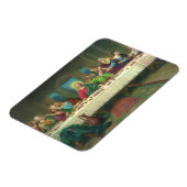 De laatste Supper oorspronkelijk door Leonardo da  Magneet (Linkerzijde)