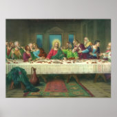 De laatste Supper oorspronkelijk door Leonardo da  Poster (Voorkant)