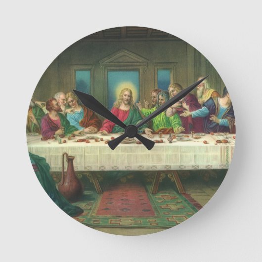 De laatste Supper oorspronkelijk door Leonardo da  Ronde Klok (Voorkant)