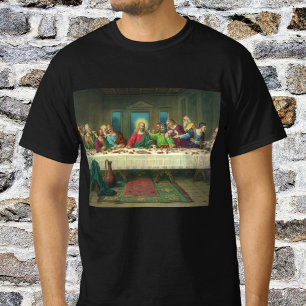 De laatste Supper oorspronkelijk door Leonardo da T-shirt