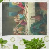 De laatste Supper oorspronkelijk door Leonardo da  Theedoek (Gevouwen)