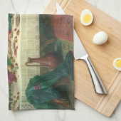 De laatste Supper oorspronkelijk door Leonardo da  Theedoek (Quarter Fold)