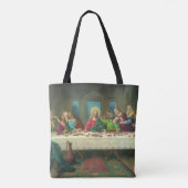 De laatste Supper oorspronkelijk door Leonardo da  Tote Bag (Achterkant)