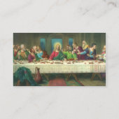 De laatste Supper oorspronkelijk door Leonardo da Visitekaartje (Achterkant)
