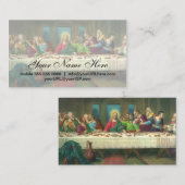 De laatste Supper oorspronkelijk door Leonardo da Visitekaartje (Voorkant / Achterkant)