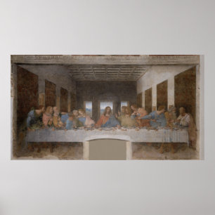 De laatste Supper/Última Cena van Leonardo da Vinc Poster