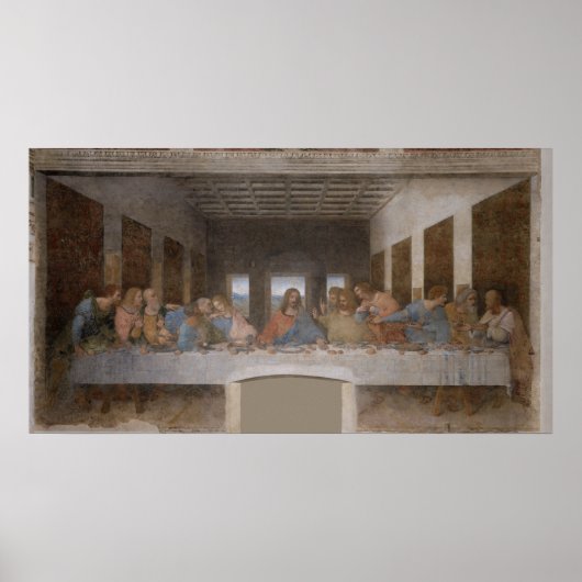 De laatste Supper Última Cena van Leonardo da Vinc Poster (Voorkant)