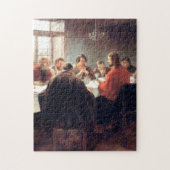 De laatste Supper van Fritz Von Uhde 1886 Legpuzzel (Verticaal)