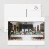 De laatste Supper van Leonardo Da Vinci Briefkaart (Voorkant / Achterkant)