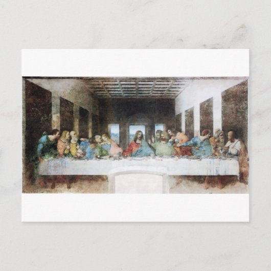 De laatste Supper van Leonardo Da Vinci Briefkaart (Voorkant)