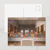 De laatste Supper van Leonardo Da Vinci Briefkaart (Voorkant / Achterkant)