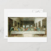 De laatste Supper van Leonardo Da Vinci c. 1495-14 Briefkaart (Voorkant / Achterkant)