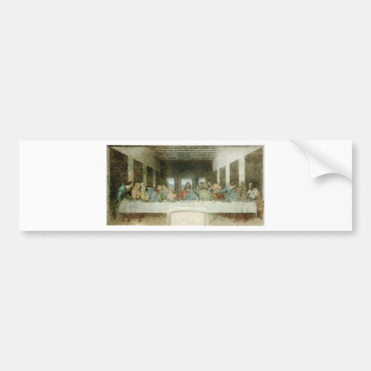 De laatste Supper van Leonardo Da Vinci c. 1495-14 Bumpersticker (Voorkant)