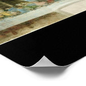 De laatste Supper van Leonardo Da Vinci c. 1495-14 Poster (Hoek)