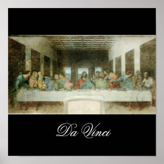 De laatste Supper van Leonardo Da Vinci c. 1495-14 Poster
