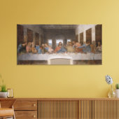 De laatste Supper van Leonardo Da Vinci Canvas Afdruk (Insitu (Woonkamer))