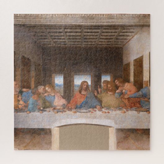 De laatste Supper van Leonardo Da Vinci Legpuzzel (Verticaal)