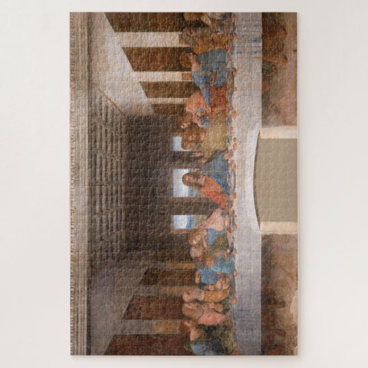 De laatste Supper van Leonardo Da Vinci Legpuzzel (Verticaal)