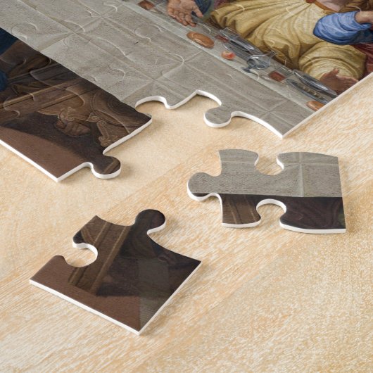 De laatste Supper van Leonardo da Vinci Legpuzzel (Zijkant)